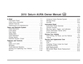 2010 Saturn Aura OM