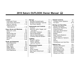 2010 Saturn Outlook OM