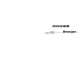 2011 Dodge Avenger OM