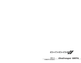 2011 Dodge Challenger SRT8 OM