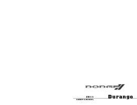 2011 Dodge Durango OM