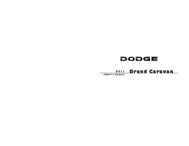 2011 Dodge Grand Caravan OM