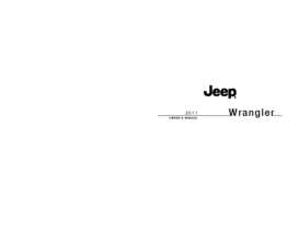 2011 Jeep Wrangler OM
