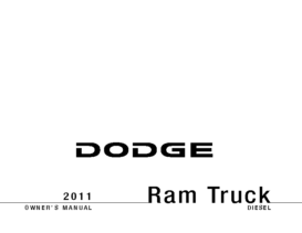 2011 Ram Truck Diesel OM Supplement