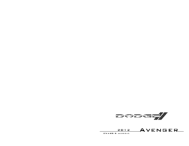 2012 Dodge Avenger OM