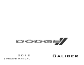 2012 Dodge Caliber OM