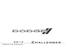 2013 Dodge Challenger OM