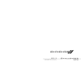 2013 Dodge Challenger SRT8 OM