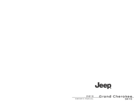 2013 Jeep Grand Cherokee SRT8 OM