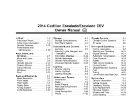 2014 Cadillac Escalade-ESV OM
