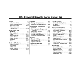 2014 Chevrolet Corvette OM