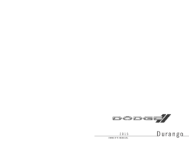 2015 Dodge Durango OM