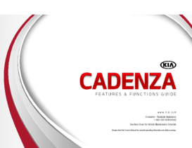 2015 Kia Cadenza FFG