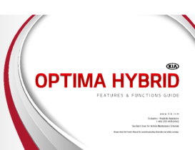 2015 Kia Optima Hybrid FFG