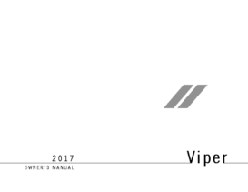 2017 Dodge Viper OM