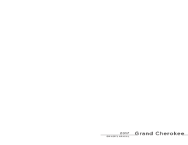 2017 Jeep Grand Cherokee OM