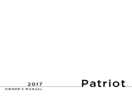 2017 Jeep Patriot OM