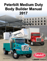2017 Peterbilt MD Body Builder Manual