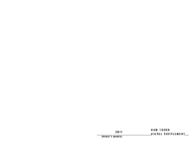2017 Ram Truck Diesel OM Supplement