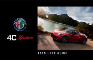 2019 Alfa Romeo 4C Spider UG