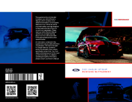 2021 Ford Mustang Shelby GT500 Supplement