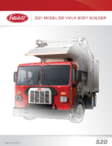 2021 Peterbilt Model 520 VMUX Body Builder Manual