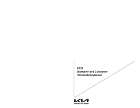 2022 Kia Warranty & Consumer Info Manual